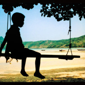 Boy on Swing, Krabi Beach, Thailand
