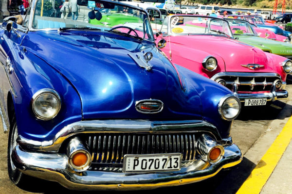 Cuba Blue Car